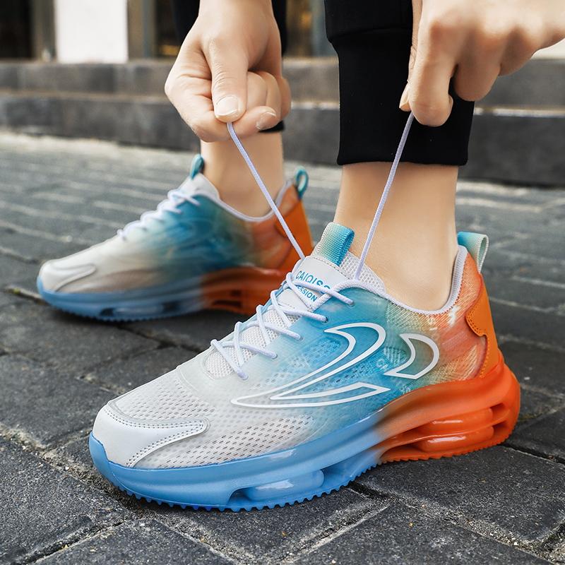 Herren Sportschuhe Damen Laufschuhe Studenten Übergröße Basketballschuhe Dicke Sohle Höhenerhöhung Paar Unisex Joggingschuhe