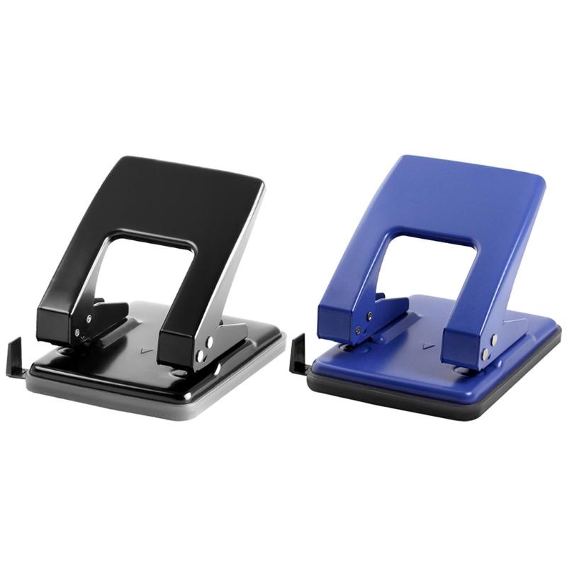 Desktop Hole Puncher 40 Sheet Capacity Heavy Duty 2-Hole Puncher Padded Handle for Paper Card Picture File and More