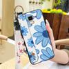 Oil Painting Anti-dust Phone Case For Samsung Galaxy J6 2018/SM-J600F Back Cover Wristband Fashion Design Kickstand Ring