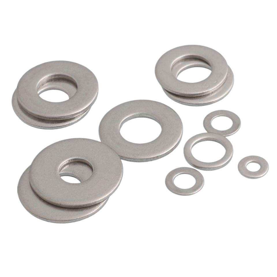 304 Stainless Steel Custom Flat Washers and Spacers, Thickened Sizes M4-M36
