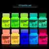 58ML Luminous Acrylic Pigment Fluorescent Paint Glow in Dark DIY Halloween Party Jewelry Nail Art Nail Beauty Resin Pigment