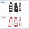 Aunginsy Car Door Window Glass Lift Button Panel Trim Cover Compatible with Toyota Tacoma 2012-2015, Front and Rear 4Pcs Doors Armrest Window Control