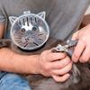 Breathable Cat Muzzle Anti Licking Cat Hood Nail Trimming Grooming Mask for Pet Grooming Bathing Nail Trimming