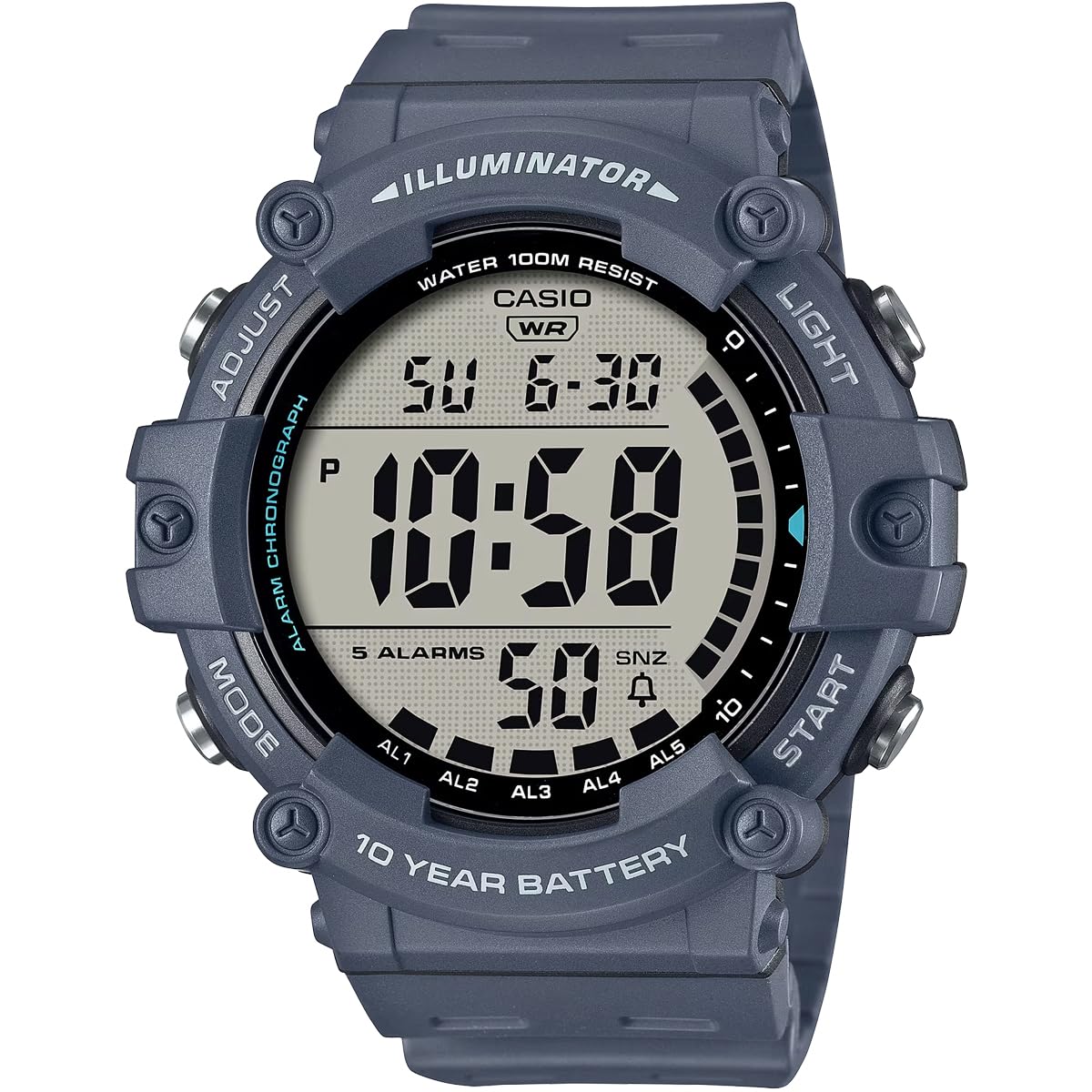

Casio CASIO Стандартные цифровые часы AE-1500WH-2AV мужские дешевые Casio Chipkashi сине-серые зарубежные модели [Параллельный импорт]