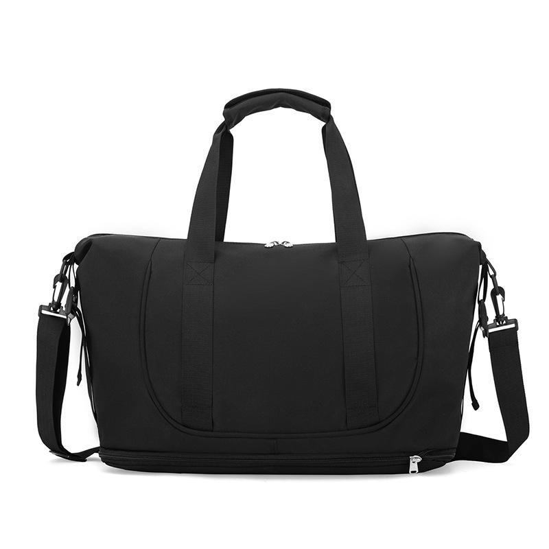 

Women s Casual Sports Bag Stress Relief Portable Design Yoga Gym Bag Student Outdoor Activities Shoulder Travel Bag чёрный