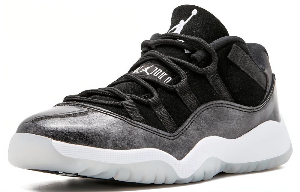 Kids' Sneakers Jordan 11 Retro Low Barons (PS) Black/Metallic Silver-White