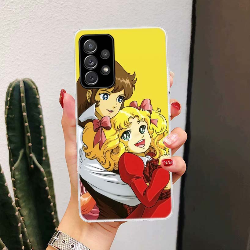 Anime Candy For Samsung Galaxy A15 A14 A13 A12 A55 A54 A53 A52 Phone Case A32 A35 A34 A33 A25 A24 A23 A22 A04S A03S A02S