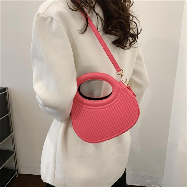 Fashionable Shoulder Bag for Women PU Messengers Bag Half Moon Crossbody Bag