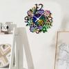 DIY Crystal Flower Clock Silicone Mold Unique Clock Decorations Creating Resin Mould for Craft Enthusiasts and Beginners