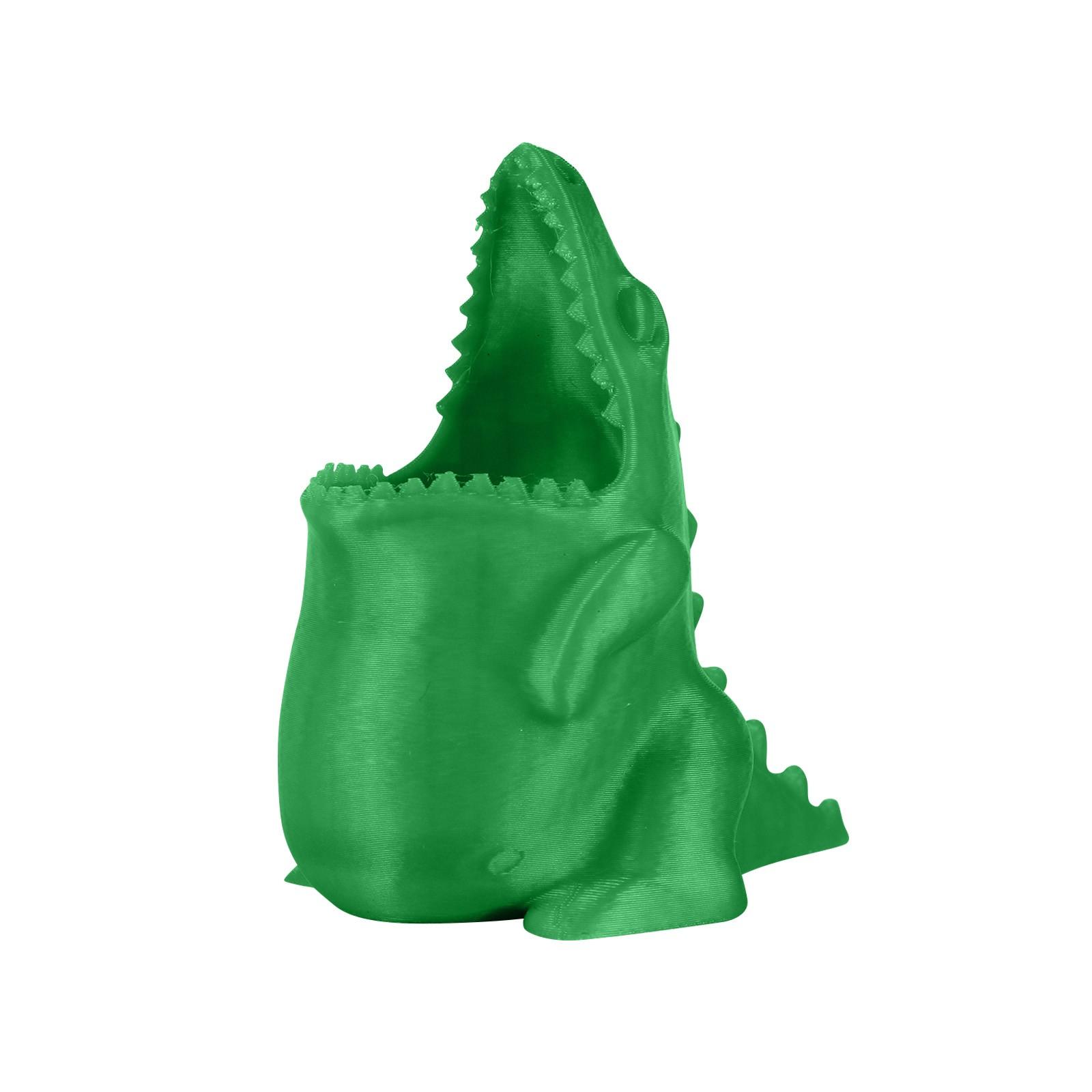 

Напечатанный на 3D принтере держатель для ручек в форме динозавра, настольное ведро для хранения маркеров в форме динозавра One Size