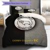 Derby County Bedding Quilt Set Quilt Cover Pillowcase Home Decoration Birthday Gift (1 * Duvet Cover + 2 * Pillowcase, Without Core)