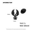 Retro Phoenix Male Brooches Gold Plated Stainless Steel Animal Lapel Pins Men's Jewelry Clothing Accessories Husband Gifts