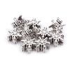 10pcs/lot Alloy Large Holes Beads Simple Pendant Charm Beads Fit DIY Original Bracelet Jewelry Making Accessories