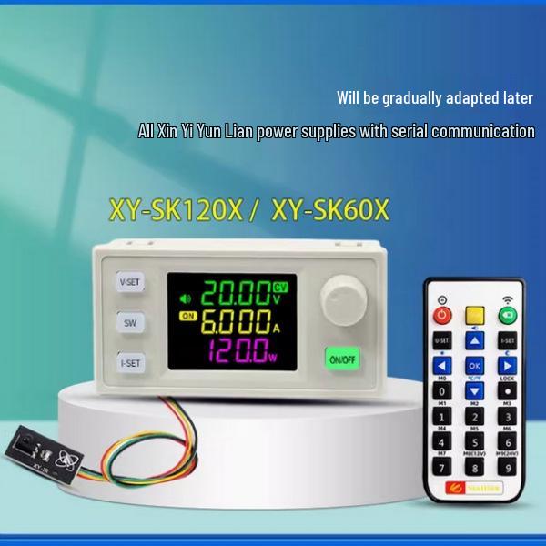 Third-Gen SK120 CNC Adjustable DC Power Supply Module for Step-Up/Down, Constant Voltage & Current, Solar Charging