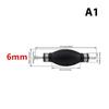 Hand Fuel Primer Pump One Way Check Valve Gas Diesel 6/8/10/12mm Oil Transfer Petrol for Car Boat Marine Outboard 6