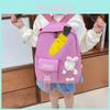 Adorable Cartoon Bunny Kids Backpack For Boys And Girls In Nylon Material