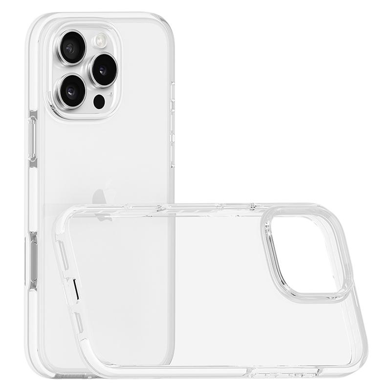 For iPhone 16 Pro Case TPU+TPE Anti-Drop Clear Phone Cover
