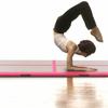 VidaXL Tapis gonflable de gymnastique avec pompe 300x100x10cm PVC Rose