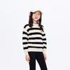 Little MO&Co. Kids' Unisex Striped Cotton Pullover Sweater