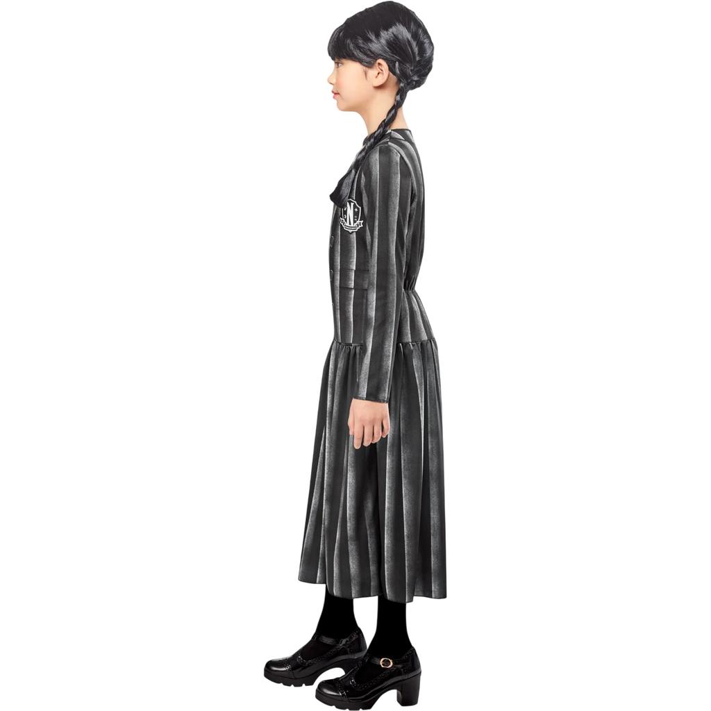 Wednesday Girls Costume Dress