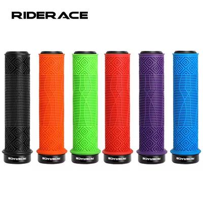 1Pair Mountain Bike Handlebar Grips Anti-Skid Soft Comfortable Lockable Bicycle Grips TPR Rubber Ergonomic Cycling Accessories
