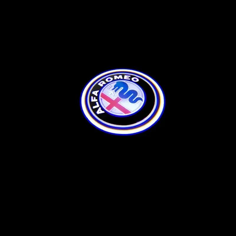 Car Stickers For Alfa Romeo For Alfa Romeo 159 LED Car Door Welcome Light Logo Projector for Alfa Romeo 147 156 Giulietta Giulia