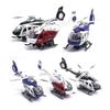 New Realistic Police Helicopter Plane Pull Back Led Music Model Kids Toy Collection/YY