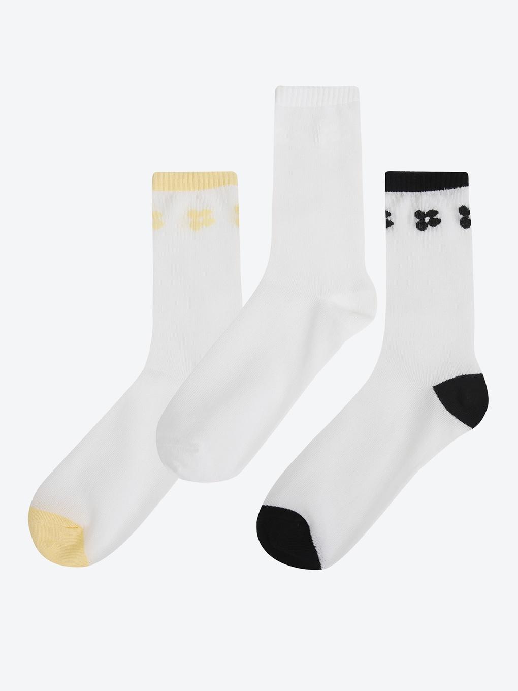 Flower Color Block Socks HPAO5FS604