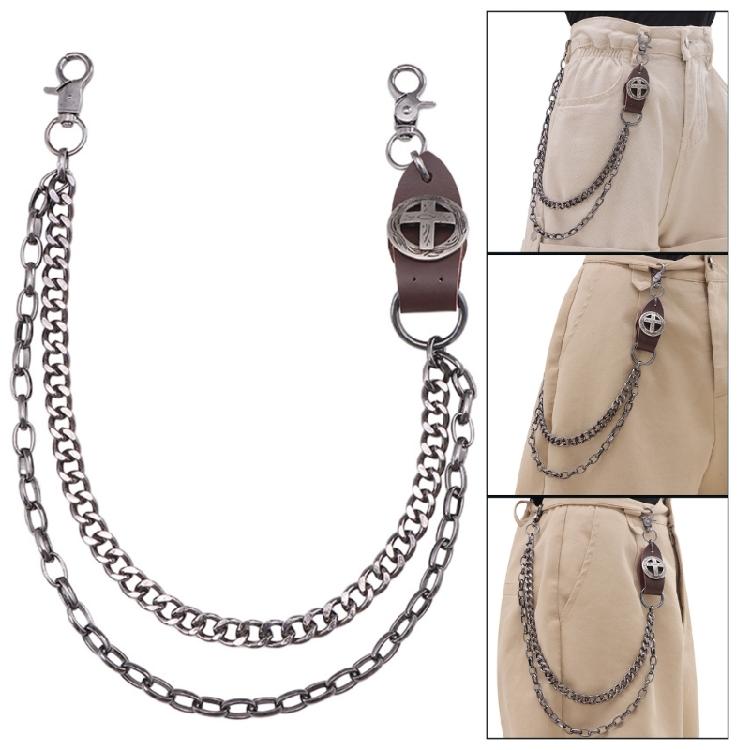 Tassels Chain Belt Personality Charm Belt Fashionable Studded Metal Chain Belt for Everyday and Event Use