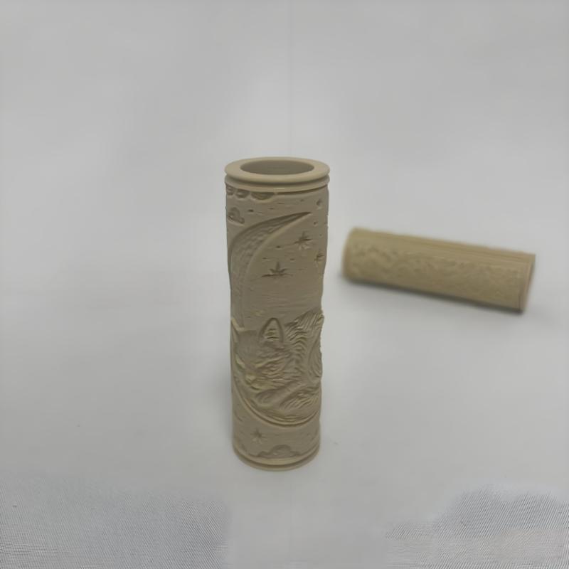 Flower Skull Clay Tile Roller Clay Texture Roller Ceramic Printing Polymer Textured Rolling Pins Pottery Diy Tools Handcrafts