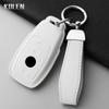 Leather Car Key Case Cover Shell For Mercedes Benz A C E S G Class Glc Cle Cla Glb Gls W177 W205 W213 W222 X167 Amg 3 4 Buttons