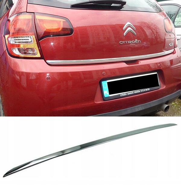 Citroen C3 II 08- CHROME STRIP On the Hatch