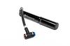 Panaracer Portable Bicycle Pump (BMP-23AEZ-B) [Compatible with French and Schrader Valves] High-Pressure Aluminum Black