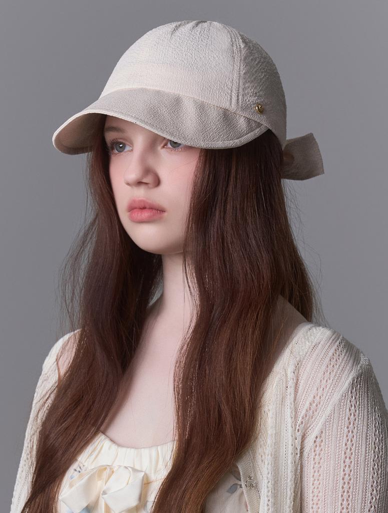 Hwaiteusaenjeu Waffle Texture Ball Cap Alicia (4 Colors)
