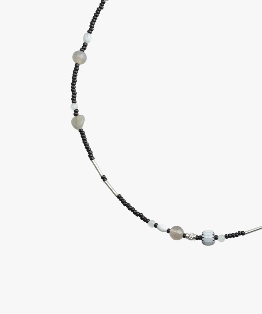Riomeu Blanc Noir Venezia Necklace 2Mm : Radiant053