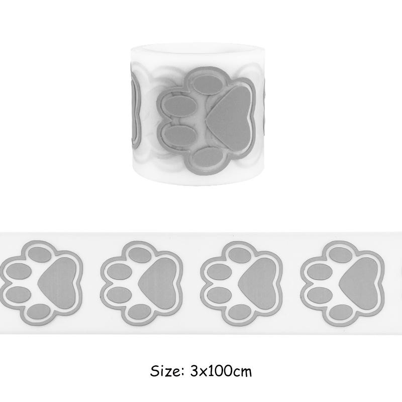 

Светоотражающие ленты высокой видимости, наклейка, нашивка для одежды для кукол, 3X100 см, Diy Parches Ropa, термопресс, аппликация, утюг на ткани 3x100cm