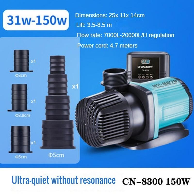 Silent Fish Tank Variable Frequency Water Pump Small Bottom Suction Pump Aquarium Large Flow Circulating Pump