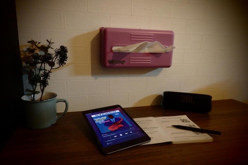 Keystone MCR Tin 2WAY Tissue Box Matte Black W27 H14 ME010900 Size Approx. D5.5