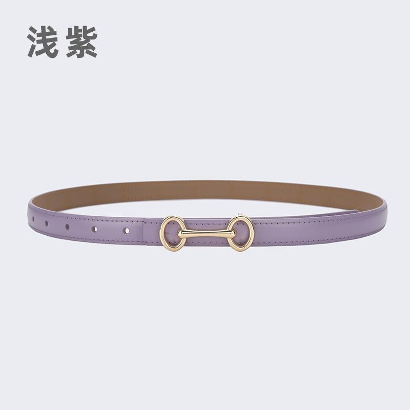 Four Seasons Available New Leather Belt Women'S Simple Fashion Versatile Belt Women'S Jeans Western Pants Paired With Pants Belt