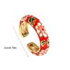 Verstellbarer Blumen-Emaille-Ring Bunter Verlobungs-Öffnungsring Schmuck Geometrischer Blumen-Fingerring Hochzeit