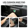 PBMN1 For Skoda Car Interior Leg Knee Rest Pads Leather Cushion Octavia Superb RAPID FABIA KAMIQ KAROQ KODIAQ YETI