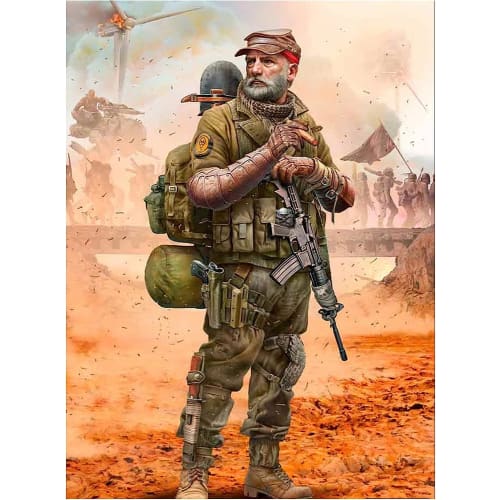 Master Box 1/24 Scale Reaper Plastic Model Kit, Post-Final War Series 2: The Last Bridge, MB24074