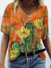 Fashion Tees Y2k Female Clothes Oversized Tops Summer Cat Butterfly Floral 3D Printed Women T-Shirts Vintage Streetwear T Shirt
