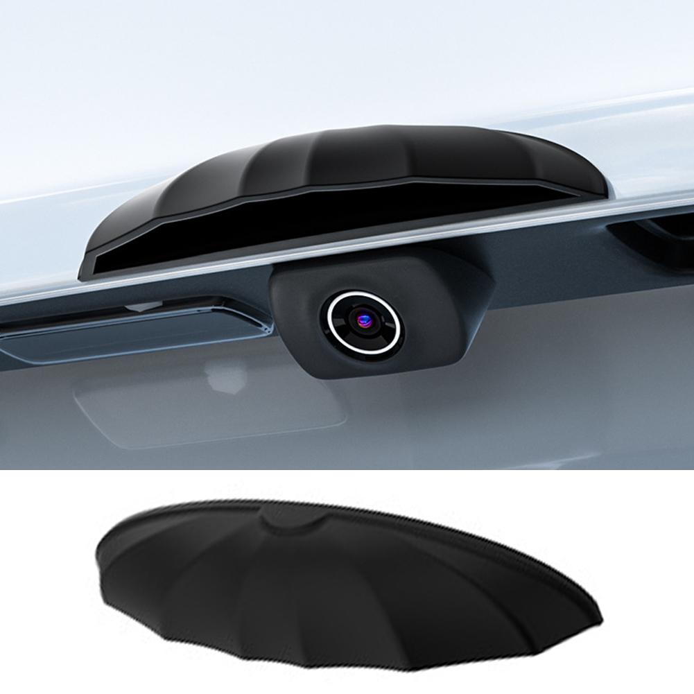 Car Rear Camera Rain Cover - Thickened & Widened Silicone, Non-Destructive Installation, Suitable for All Car Car Models, Clear