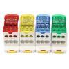 DIN Rail Mount Junction Box Terminals Block Brass Contacts Plastic Housing Industrial Electrical Distribution Solution