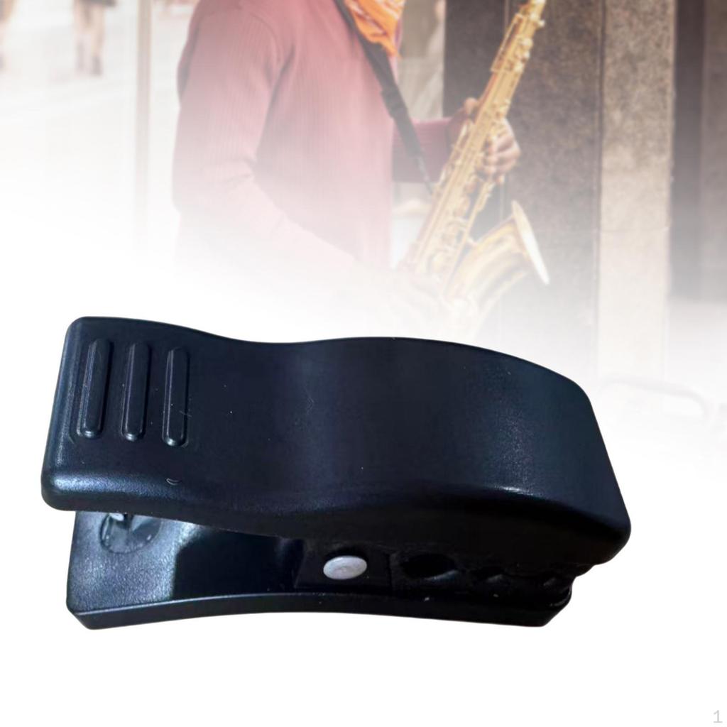 Saxophonklemme Instrumentenmikrofonhalter Professionell Einfache Installation Tragbar für Rutschfest Feder