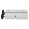 Double Rod Cylinder Pneumatic Air Double Acting Aluminum Alloy 20mm Bore 75mm Stroke