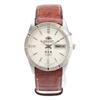 Orient 469PA2-170 Three Star Day Date Mechanical Automatic Watches Silver / BrownUsed