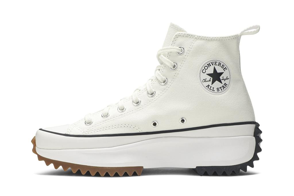Converse Run Star Hike High Weiß Schwarz Gummi 166799C Unisex