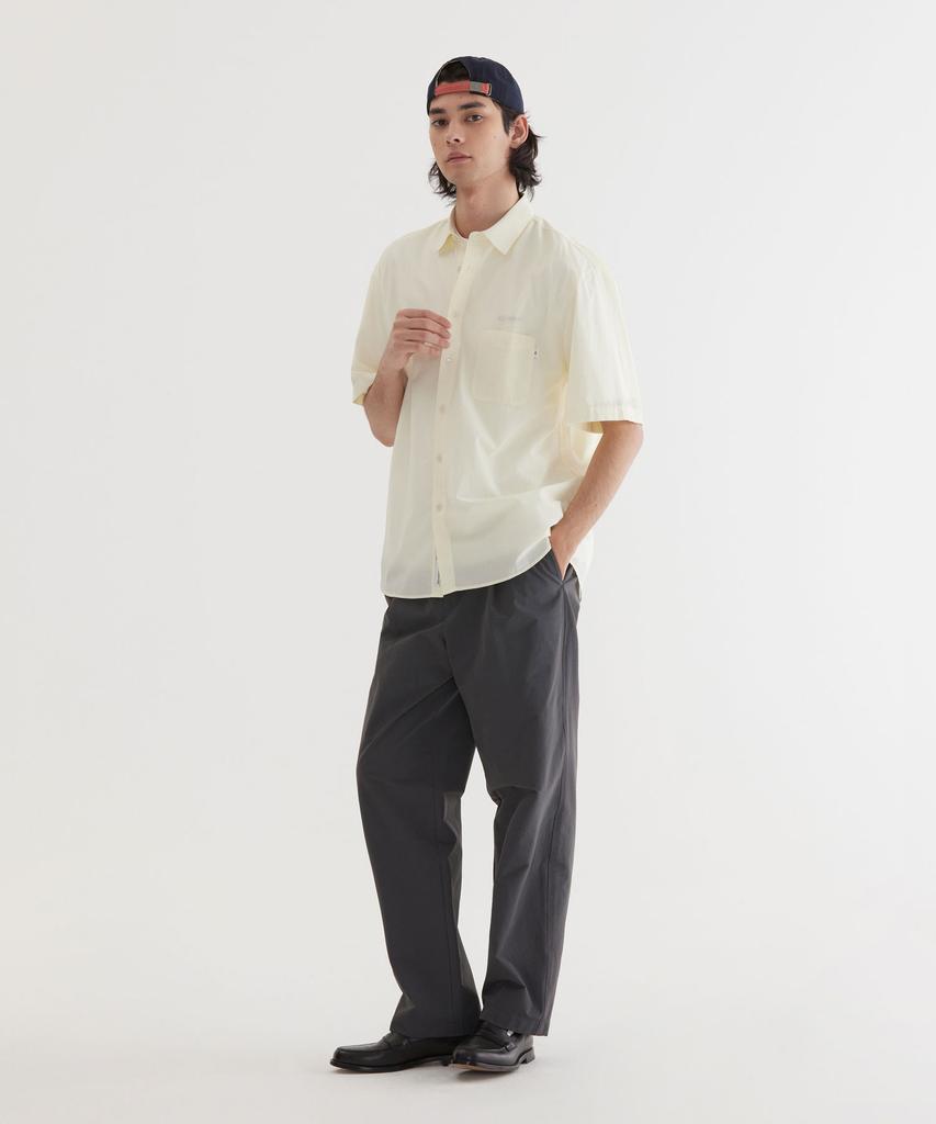 COVERNAT Tissue Modification Half Shirt Lemon